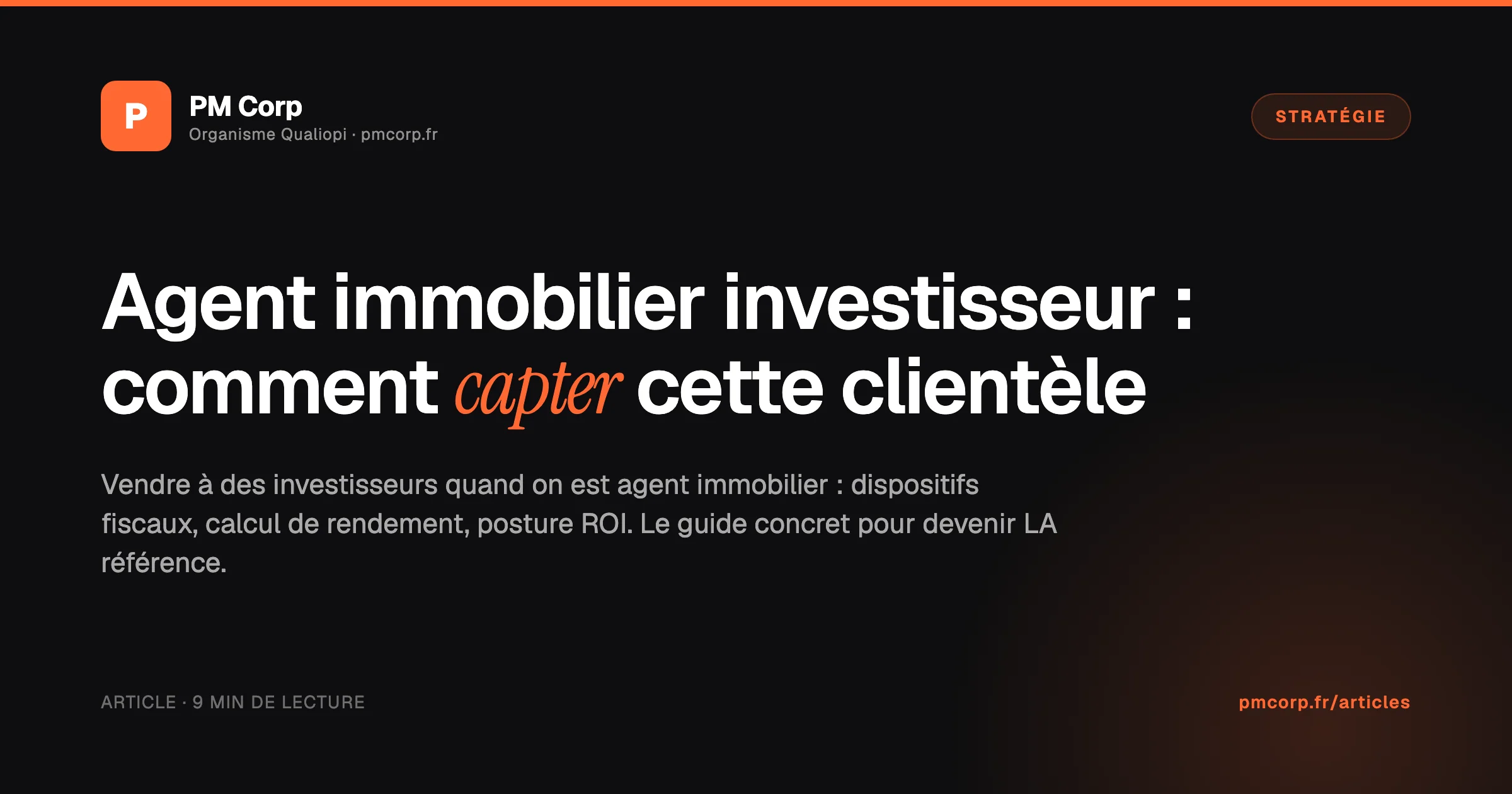 Tableau Excel sur écran avec calculs de rendement locatif pour agent immobilier investisseur
