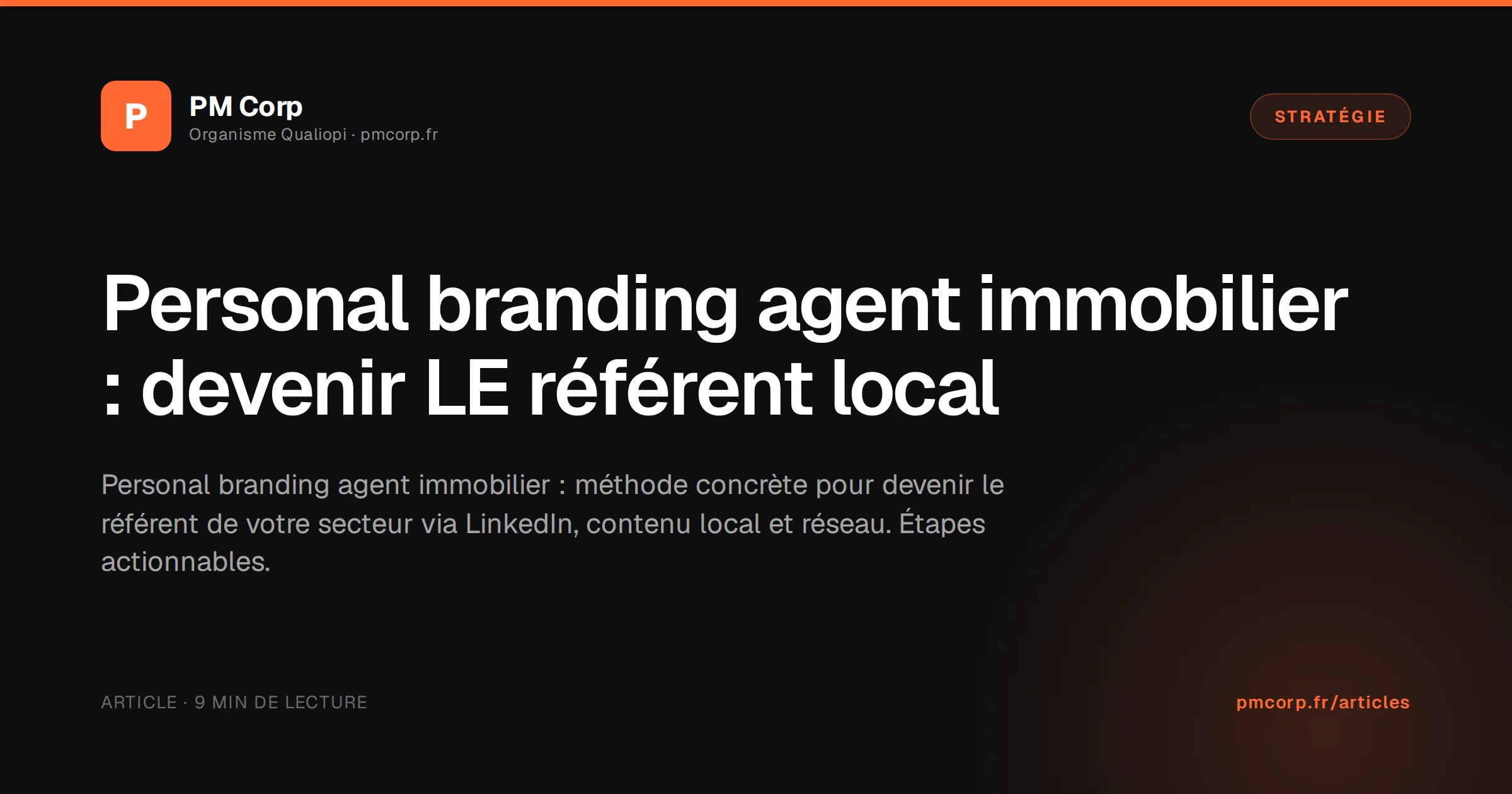 Smartphone affichant un profil LinkedIn d'agent immobilier sur un fond clair